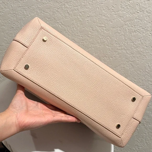 Kate Spade Large Madison Ave.Pebbled Leather Tote in Light Blush - Picture 12 of 13